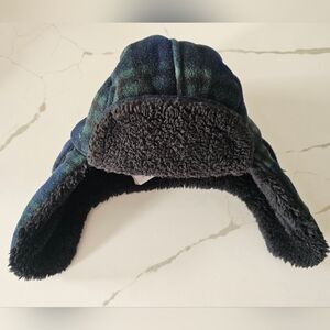 GAP Plaid Trapper Hat for Boys S/M NWT